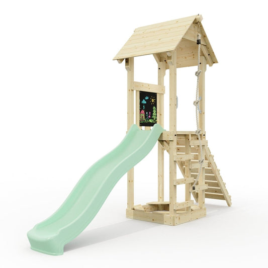 PolarPlay Tower Kids Wooden Climbing Frame - Yarin Sage