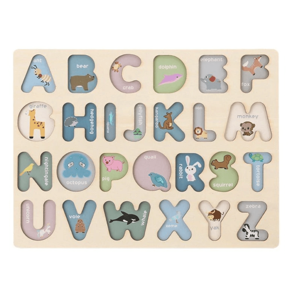 PolarPlay Wooden Early Education Toy Set - Learning