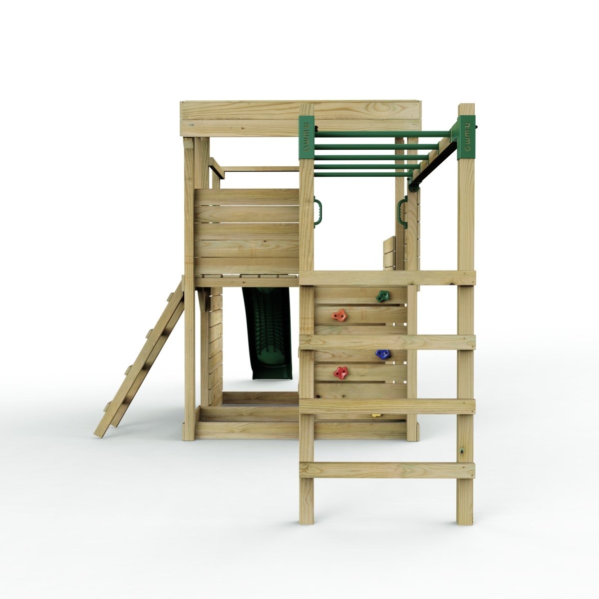 ClassicPlay Sentinel XL Lookout Tower with 3 Decks, Monkey Bars and Slide