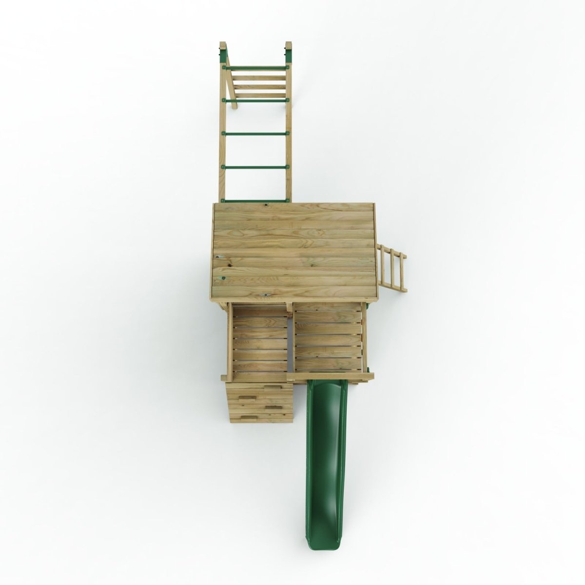 ClassicPlay Sentinel XL Lookout Tower with 3 Decks, Monkey Bars and Slide