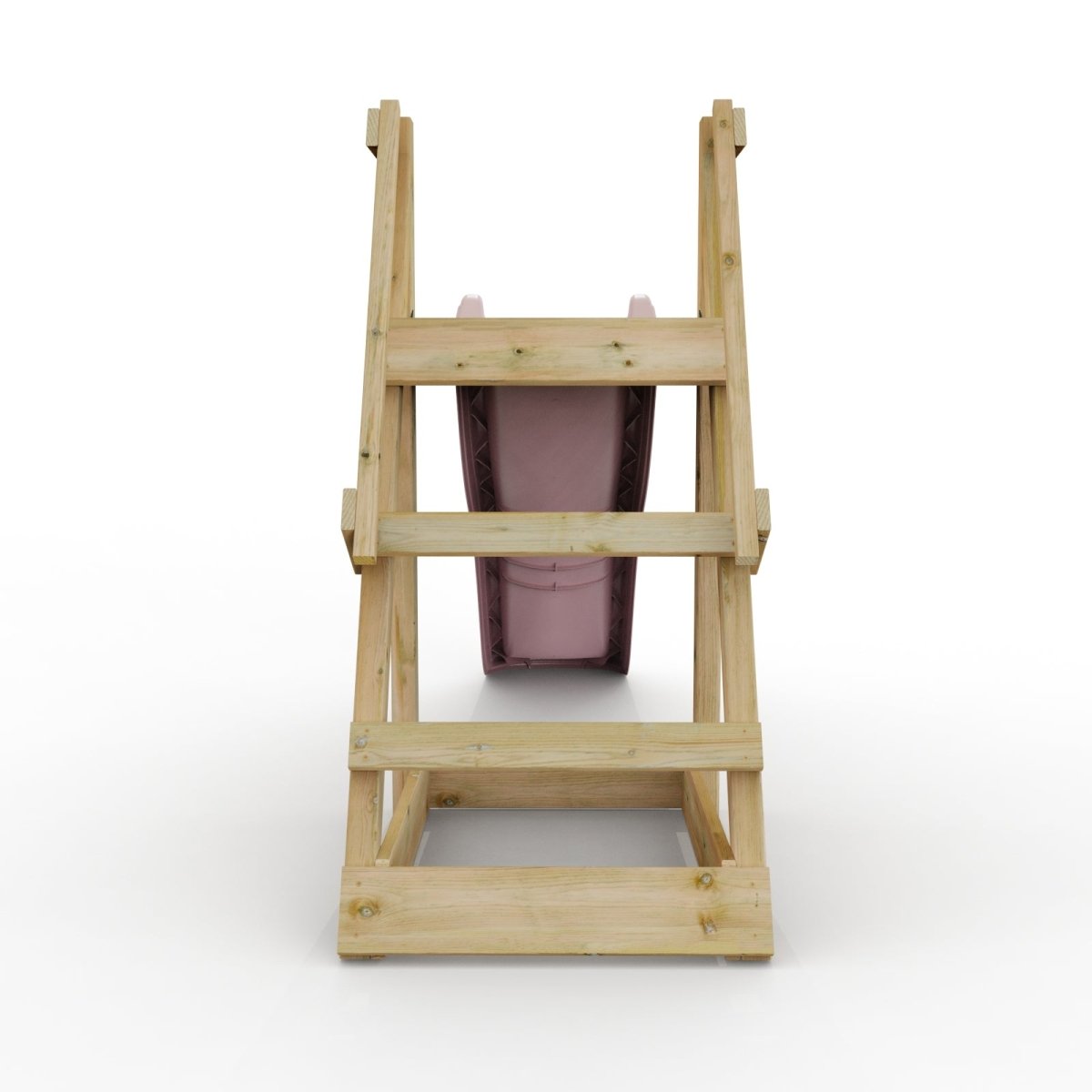 Rebo 6 ft Freestanding Kids Slide - Dusky Pink