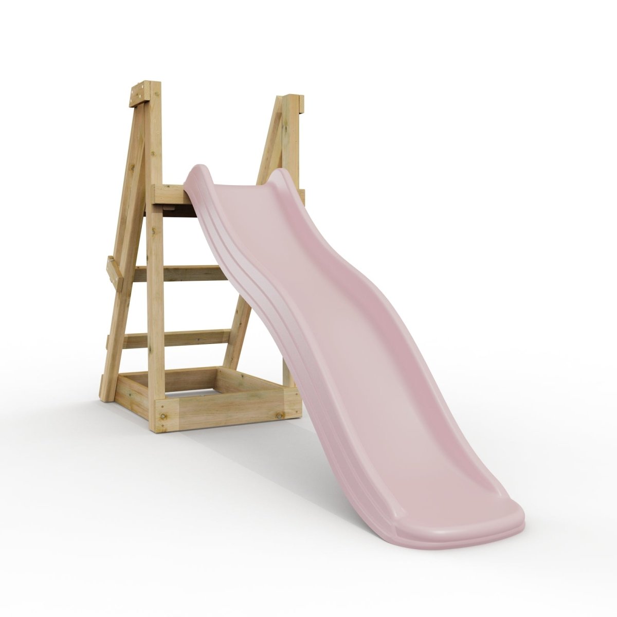 Rebo 6 ft Freestanding Kids Slide - Dusky Pink