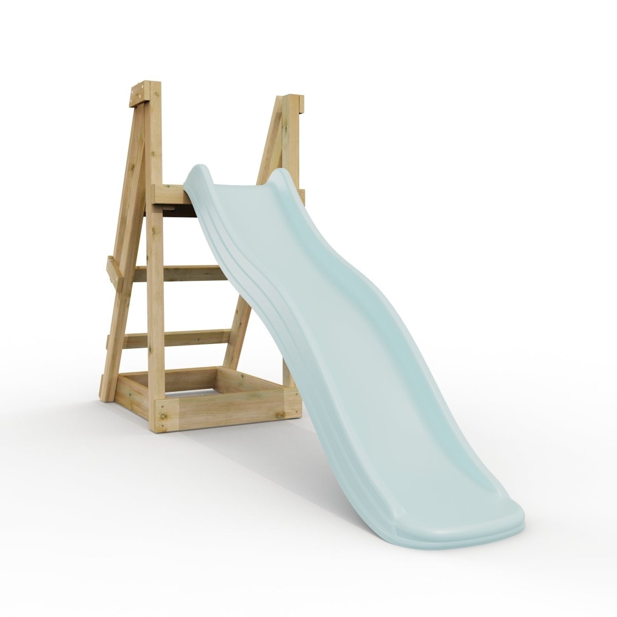 Rebo 6 ft Freestanding Kids Slide - Ice Blue