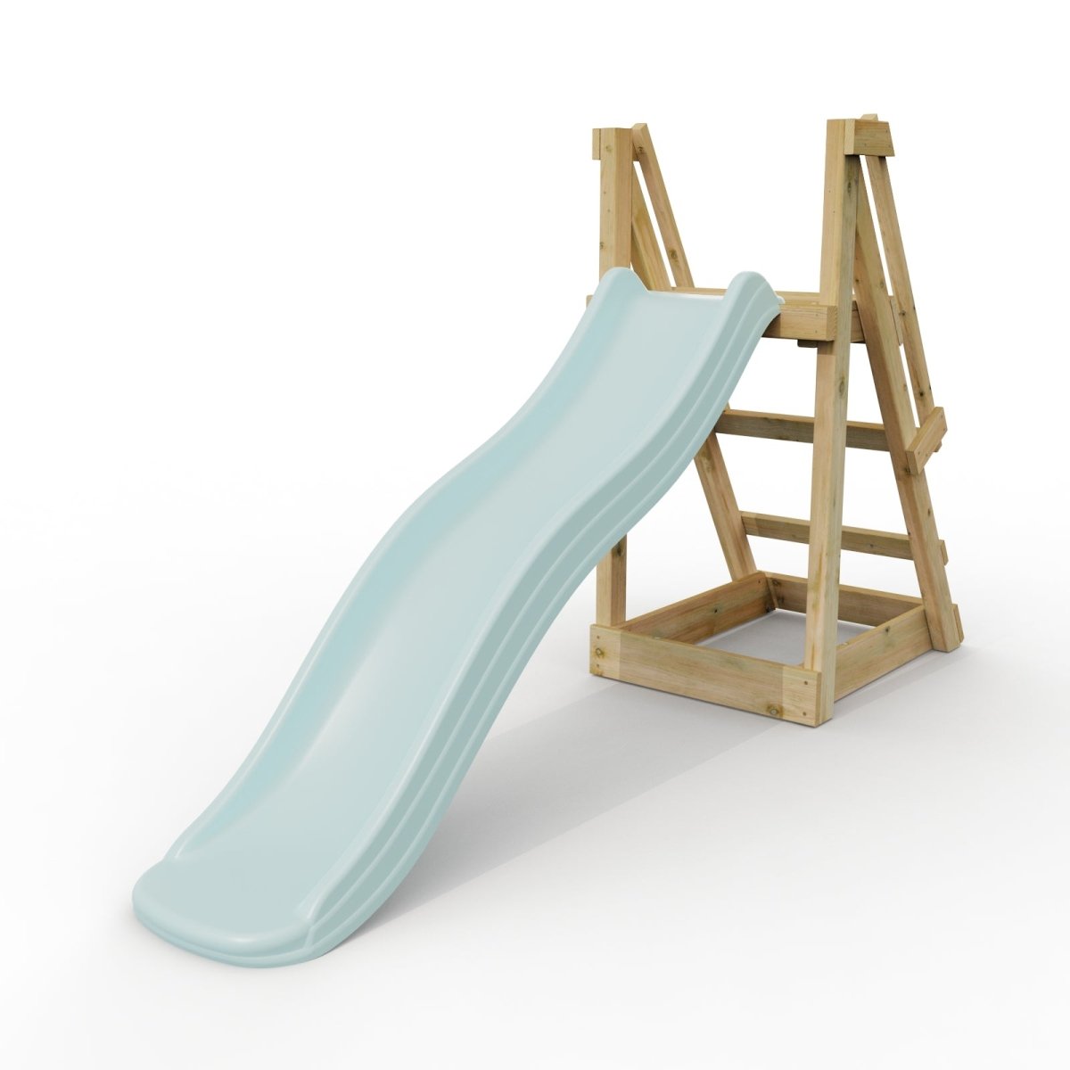 Rebo 6 ft Freestanding Kids Slide - Ice Blue