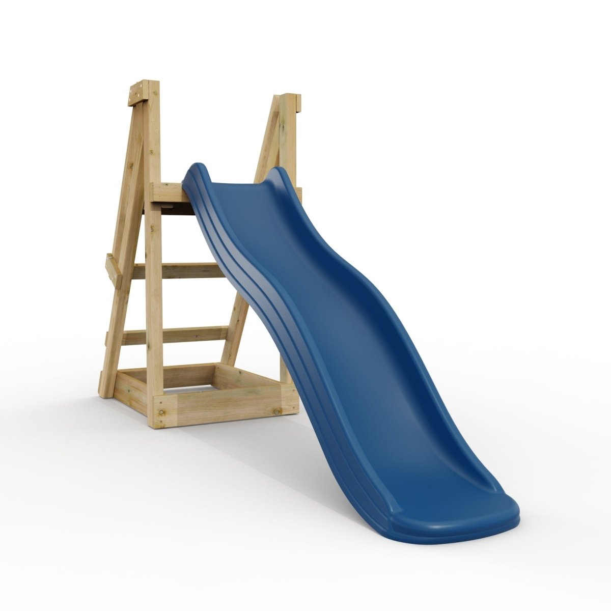 Rebo 6 ft Freestanding Kids Slide - Navy Blue