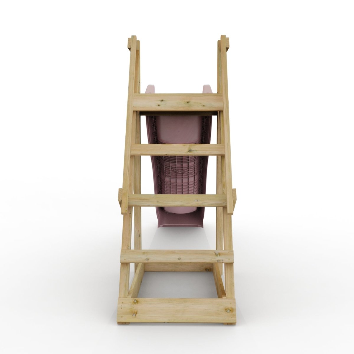 Rebo 8 ft Freestanding Kids Slide - Dusky Pink