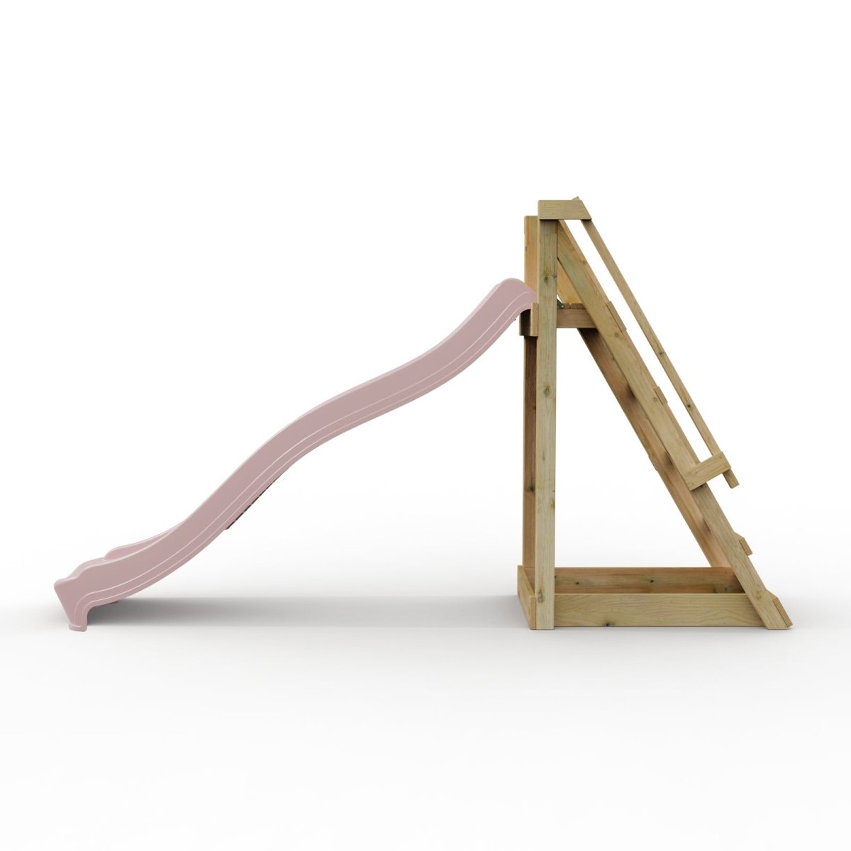 Rebo 8 ft Freestanding Kids Slide - Dusky Pink