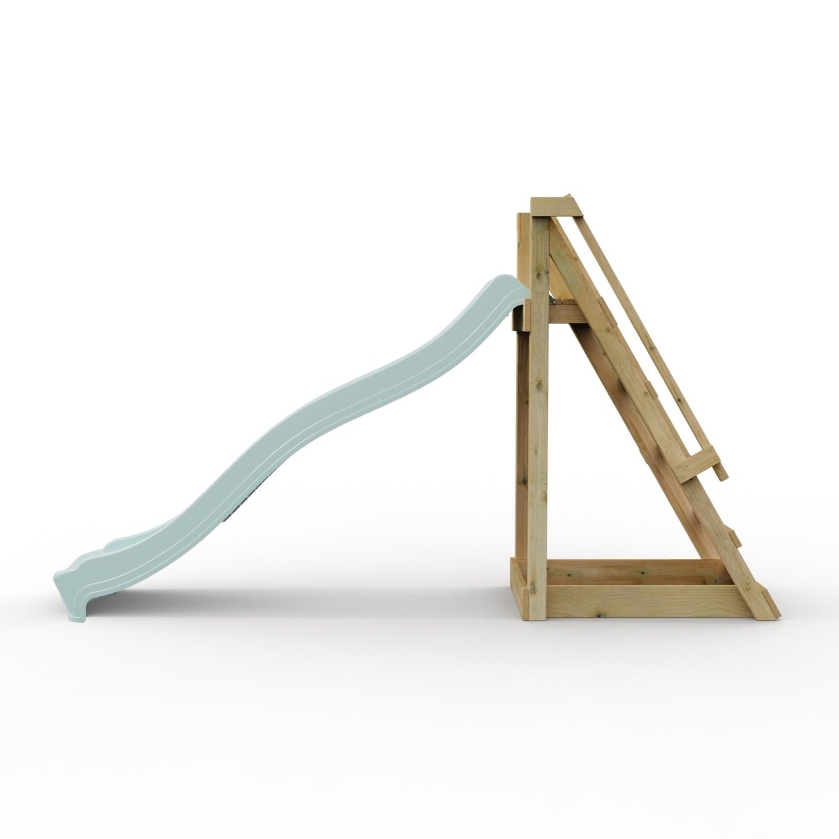 Rebo 8 ft Freestanding Kids Slide - Ice Blue