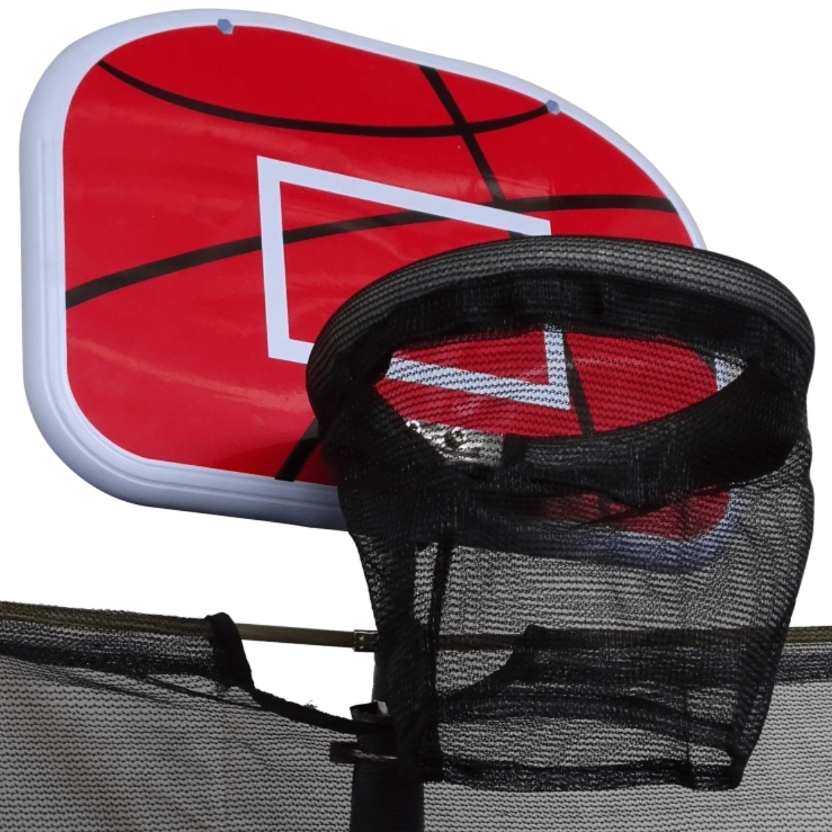 Rebo Basketball Net for Round Base Jump Trampolines