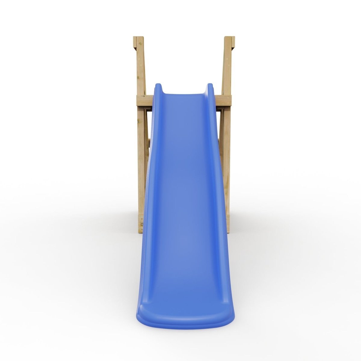 Rebo Garden Wave Free Standing Water Slide with Wooden Platform - 6ft Slide Blue