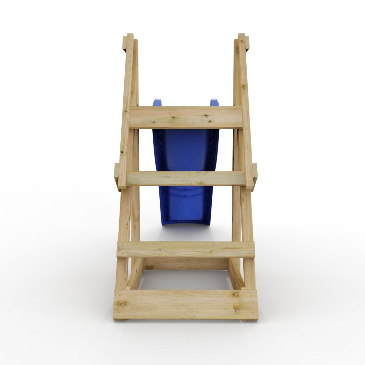 Rebo Garden Wave Free Standing Water Slide with Wooden Platform - 6ft Slide Blue