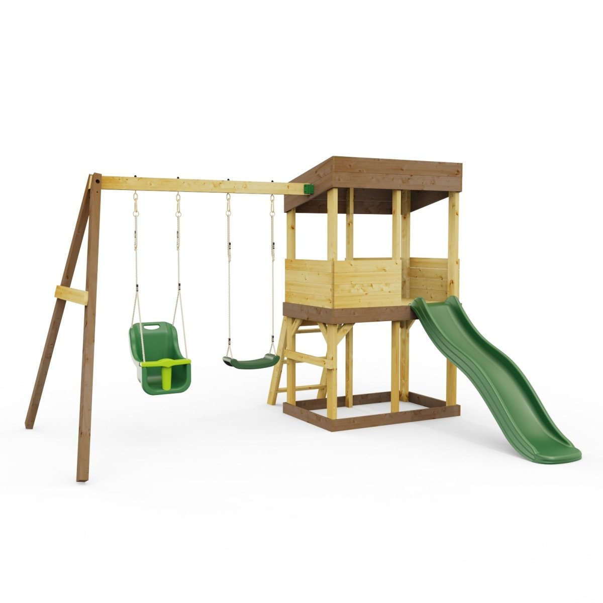 Rebo Lookout Tower with Double Swing and Wave Slide