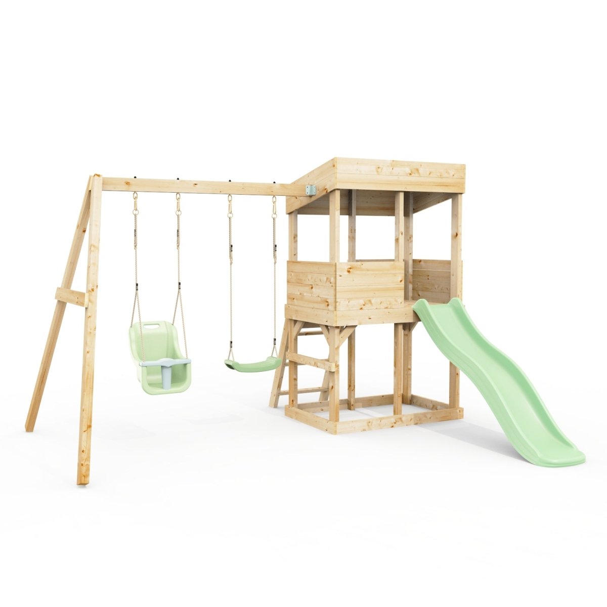 Rebo Lookout Tower with Double Swing and Wave Slide