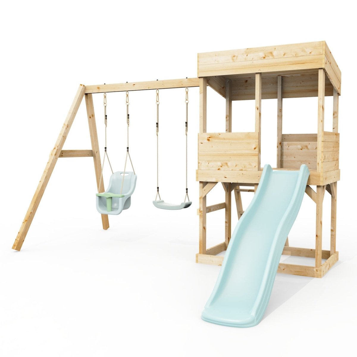 Rebo Lookout Tower with Double Swing and Wave Slide