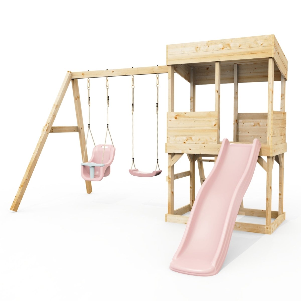 Rebo Lookout Tower with Double Swing and Wave Slide