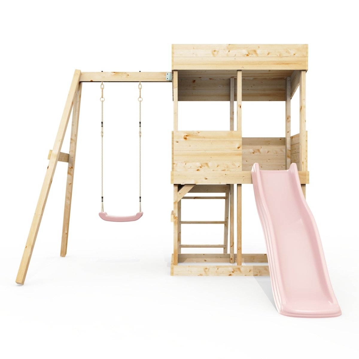 Rebo Lookout Tower with Single Swing and Wave Slide