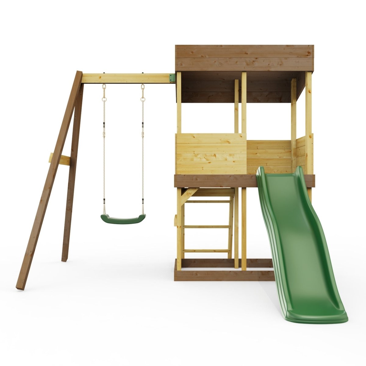 Rebo Lookout Tower with Single Swing and Wave Slide