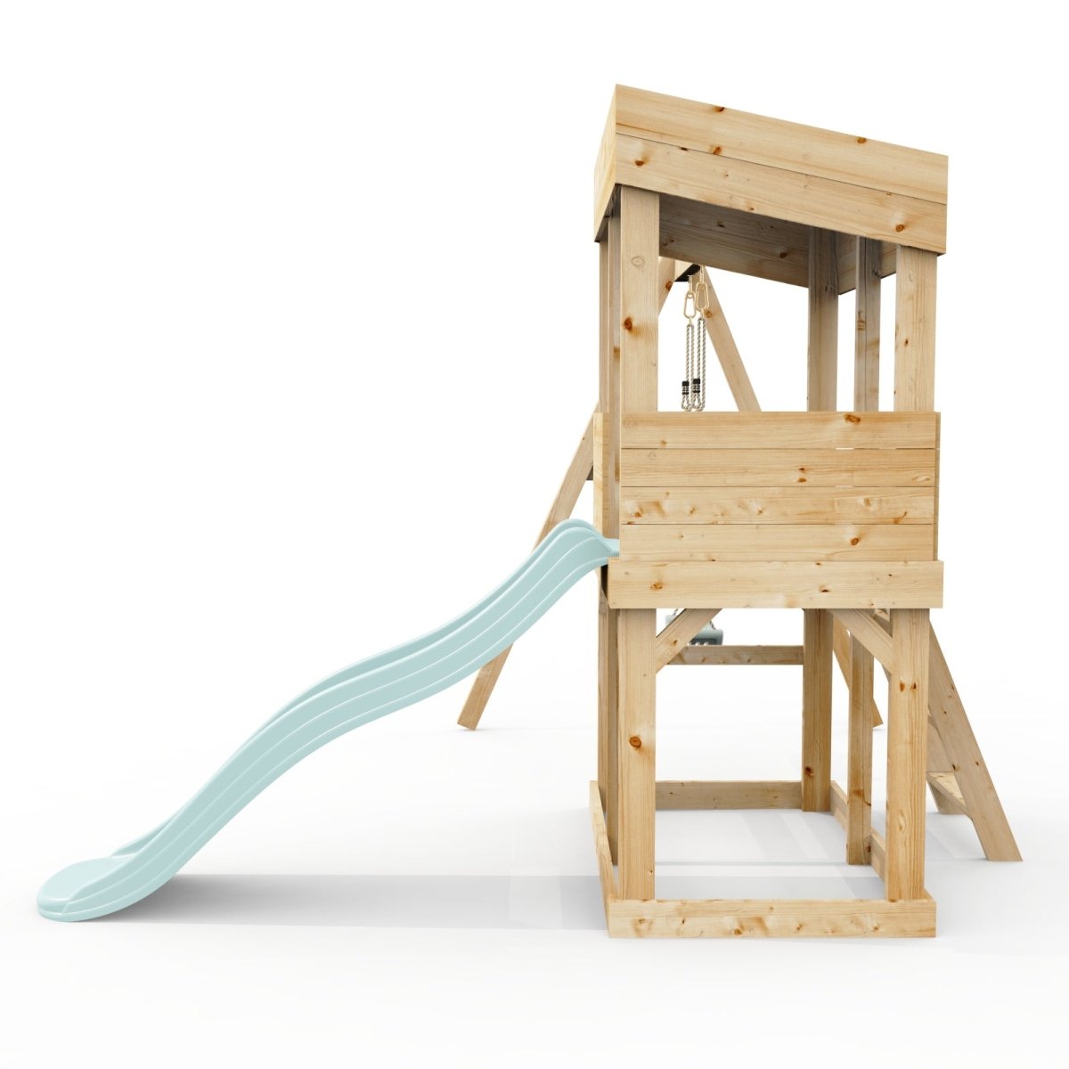 Rebo Lookout Tower with Single Swing and Wave Slide