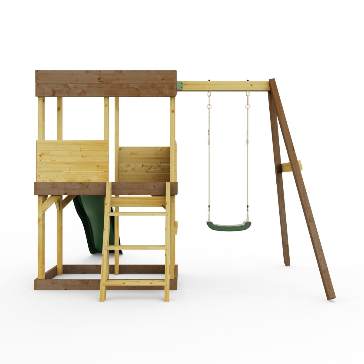 Rebo Lookout Tower with Single Swing and Wave Slide