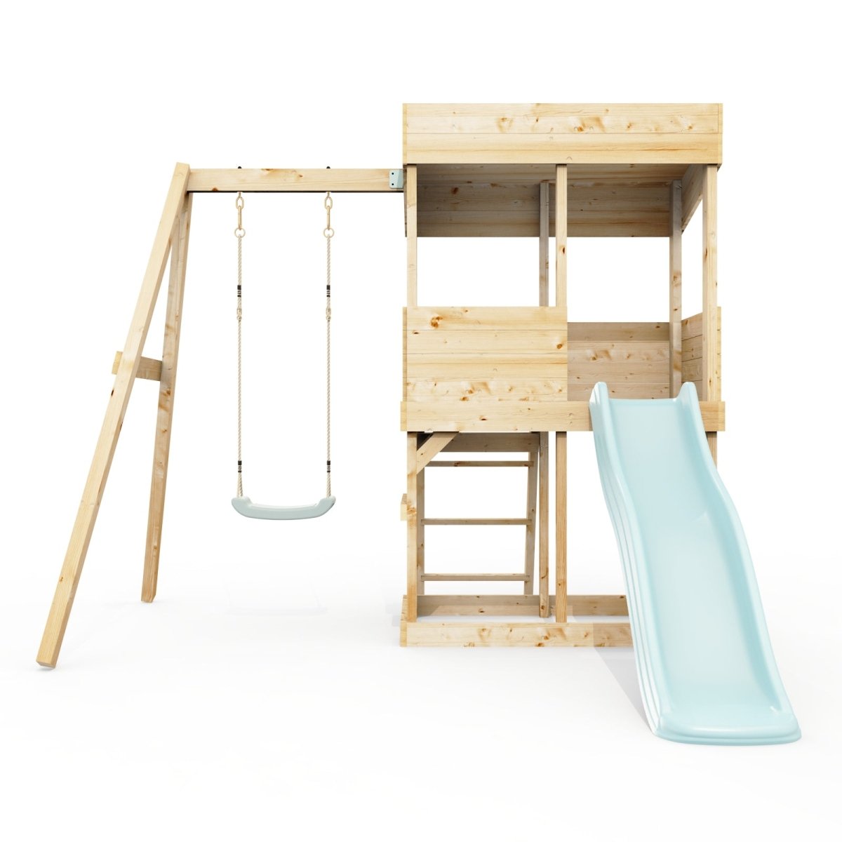 Rebo Lookout Tower with Single Swing and Wave Slide