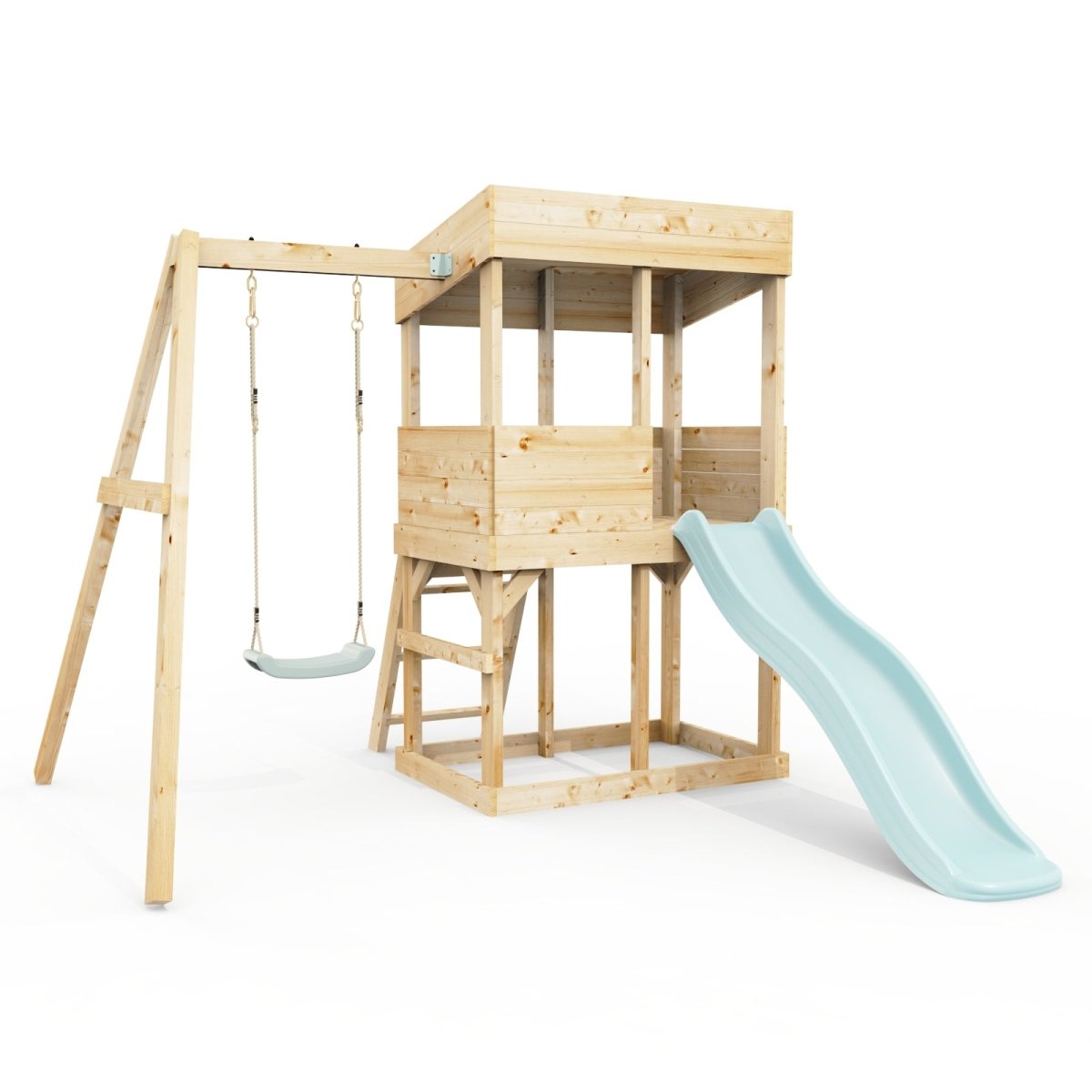 Rebo Lookout Tower with Single Swing and Wave Slide
