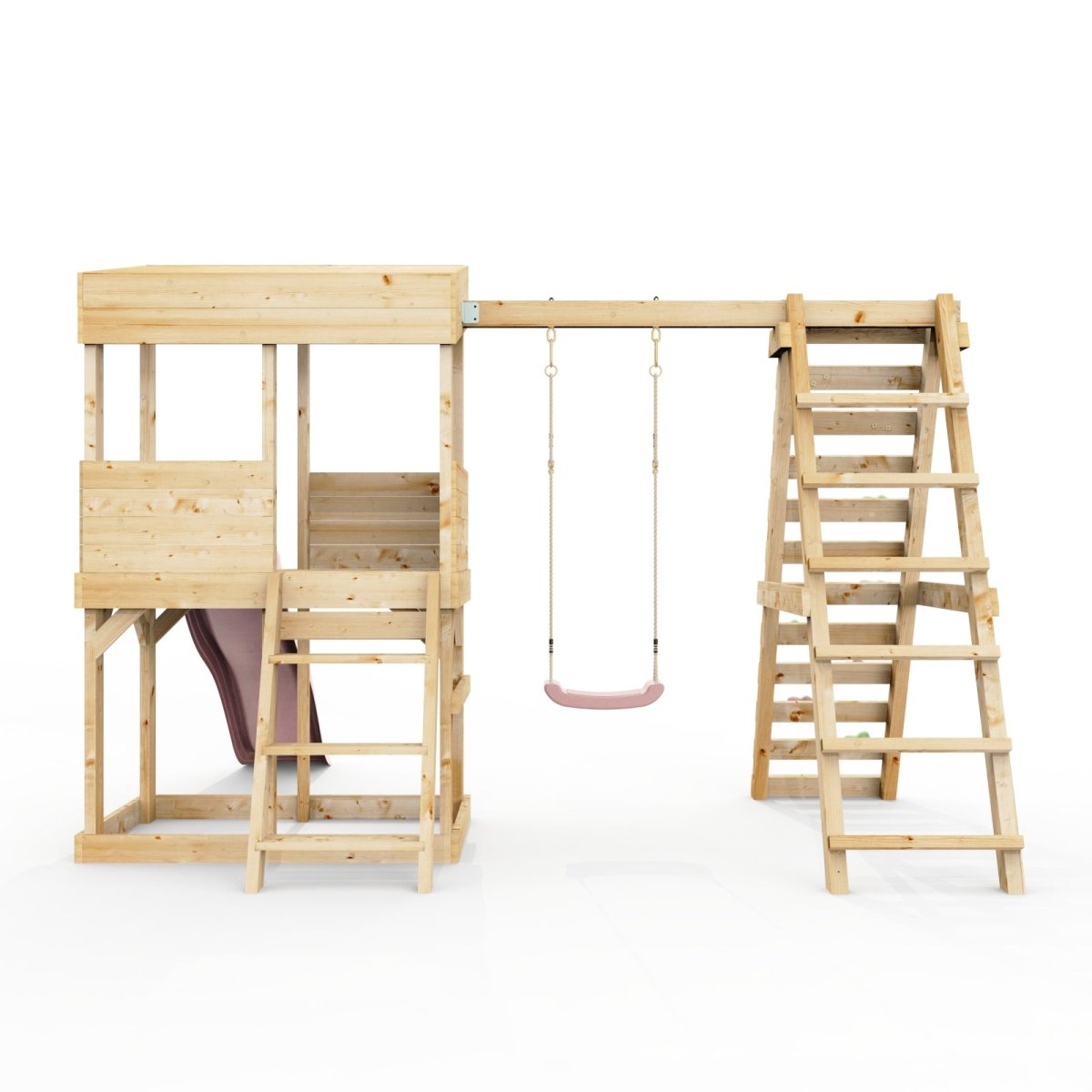 Rebo Lookout Tower with Single Swing, Wave Slide and Climbing Wall