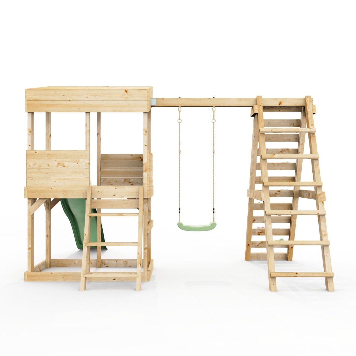 Rebo Lookout Tower with Single Swing, Wave Slide and Climbing Wall
