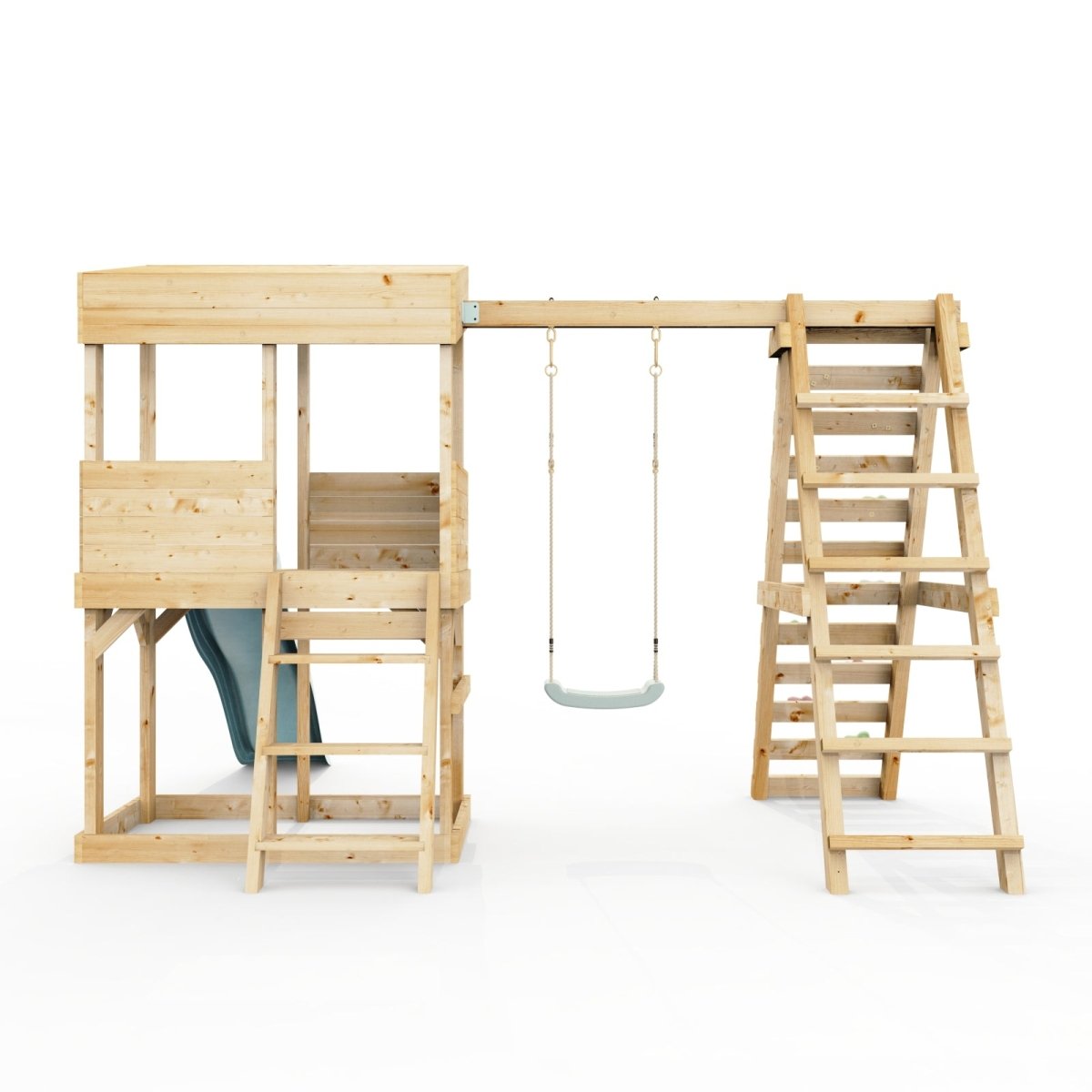 Rebo Lookout Tower with Single Swing, Wave Slide and Climbing Wall
