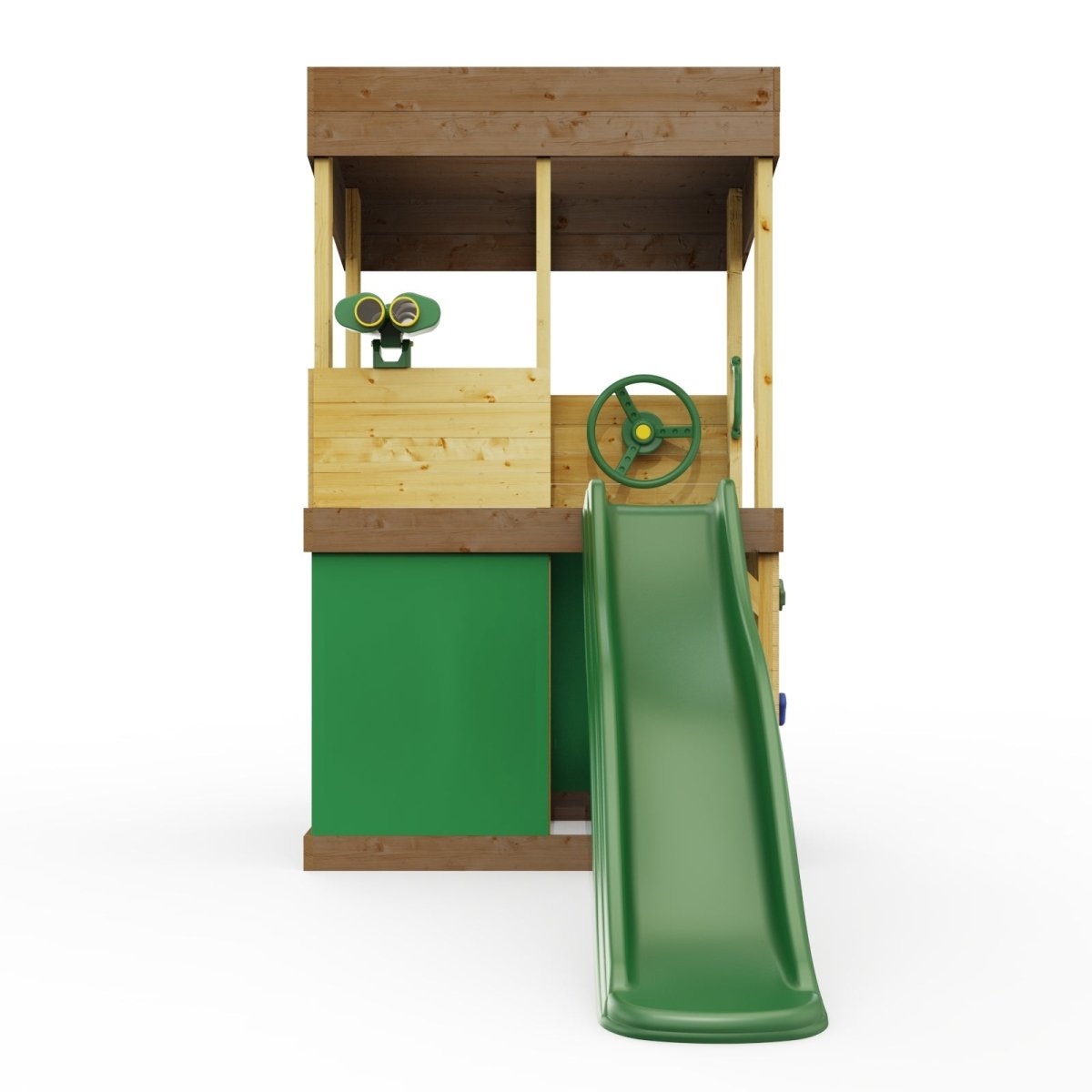 Rebo Lookout Tower with Wave Slide, Adventure and Den Packs