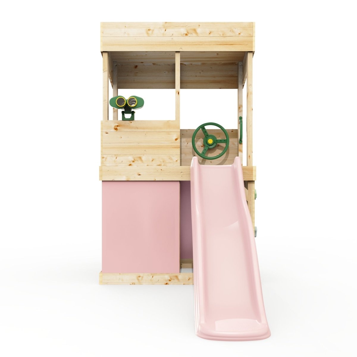 Rebo Lookout Tower with Wave Slide, Adventure and Den Packs