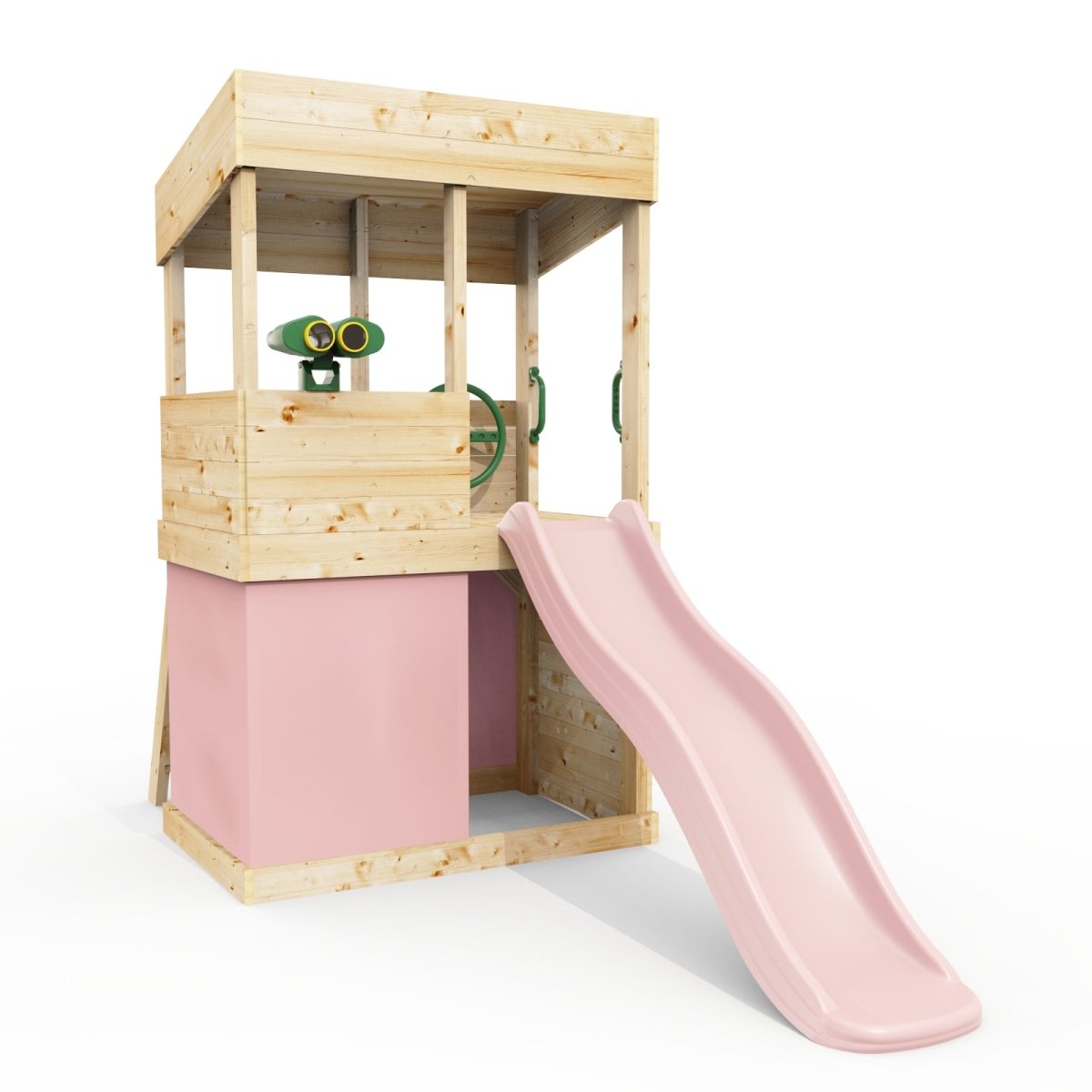 Rebo Lookout Tower with Wave Slide, Adventure and Den Packs