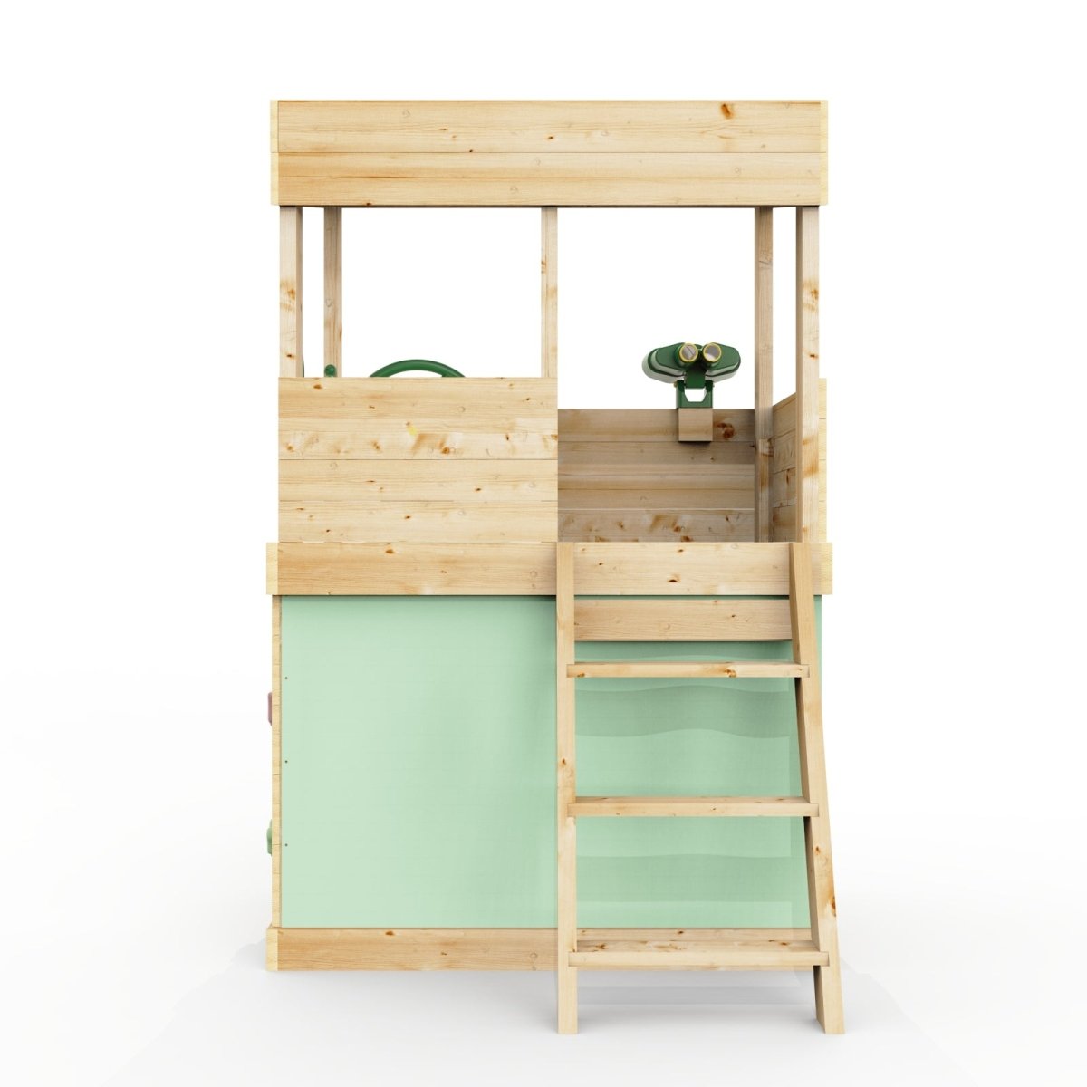 Rebo Lookout Tower with Wave Slide, Adventure and Den Packs
