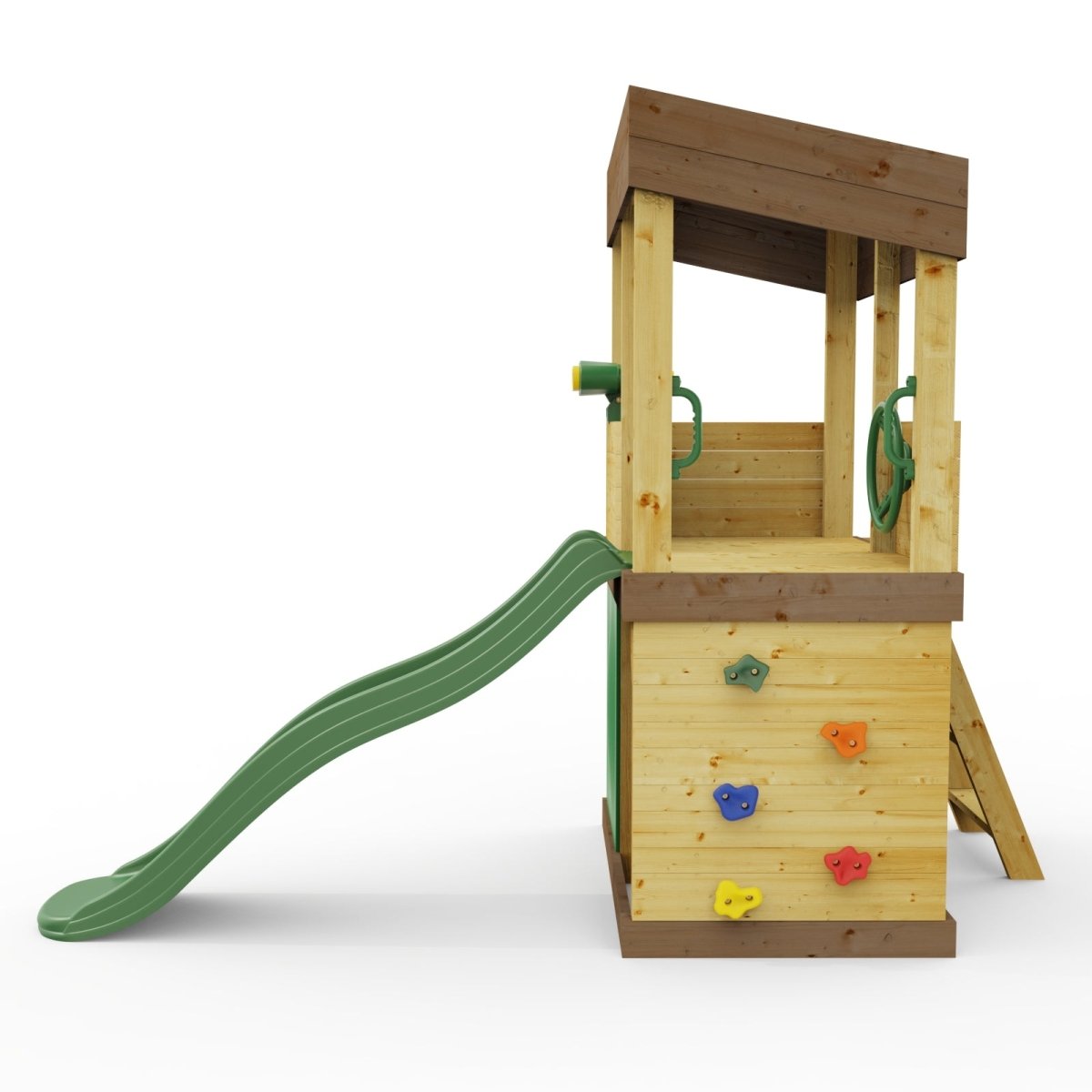 Rebo Lookout Tower with Wave Slide, Adventure and Den Packs