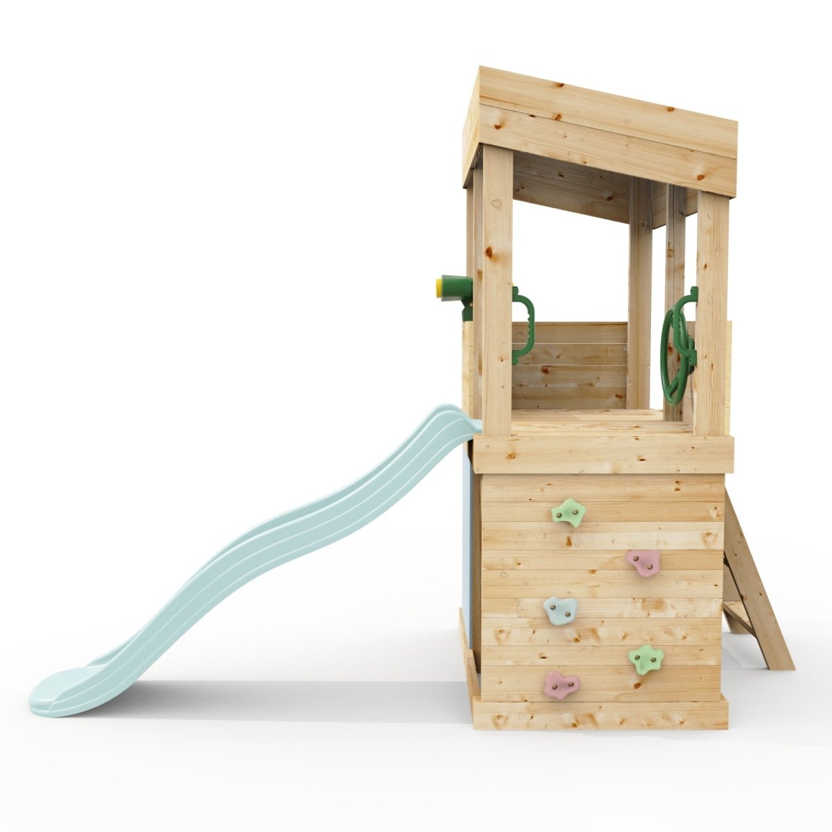 Rebo Lookout Tower with Wave Slide, Adventure and Den Packs