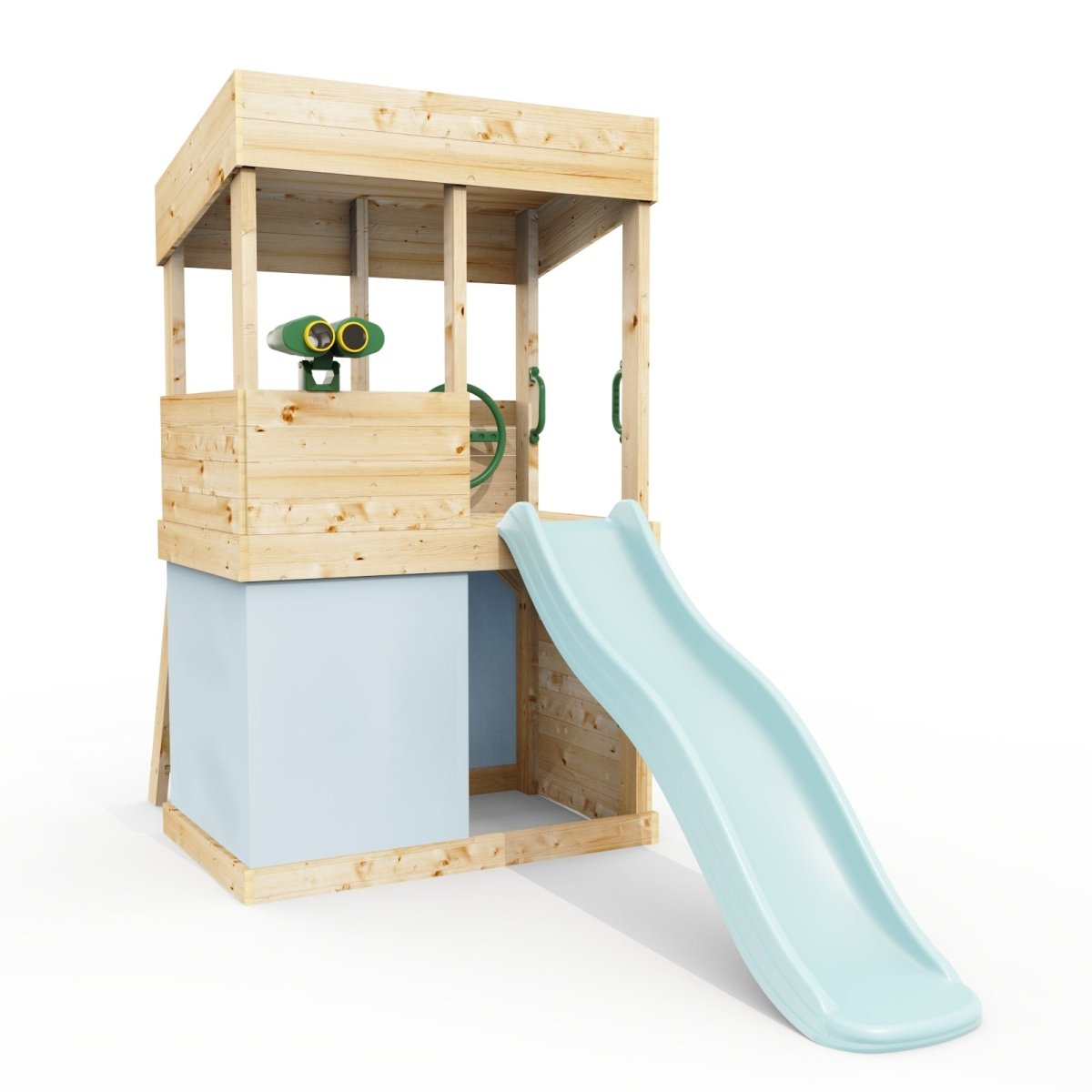 Rebo Lookout Tower with Wave Slide, Adventure and Den Packs