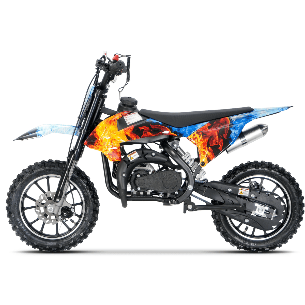 Renegade 80R 49cc Petrol Mini Dirt Bike - Fire