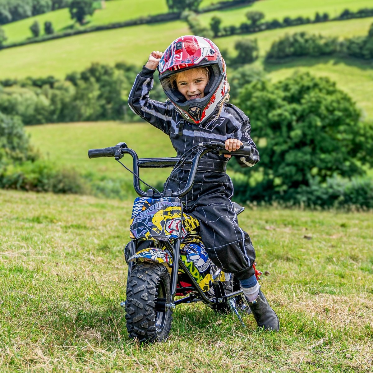 Renegade MK250 Kids Electric Dirt Bike - Comic