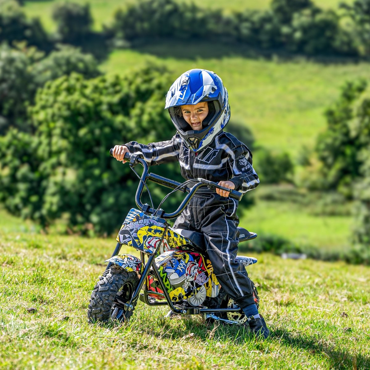 Renegade MK250 Kids Electric Dirt Bike - Comic