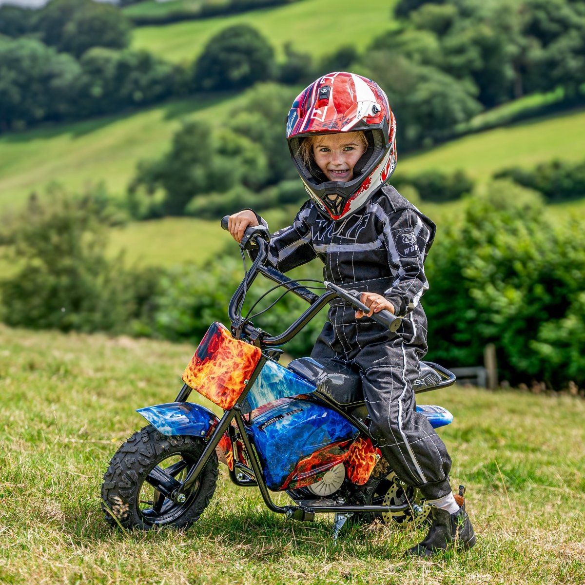 Renegade MK250 Kids Electric Dirt Bike - Fire